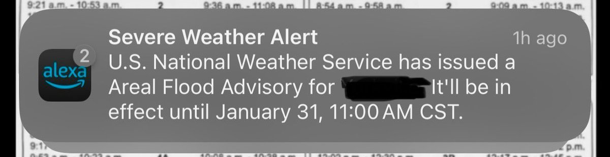 Moella20's tweet photo. @amazon Thank goodness it wasn’t Afake Flood Advisory! https://t.co/3W8eUz9b5u