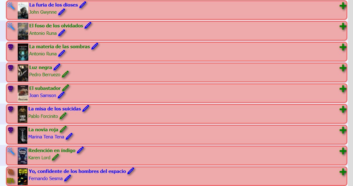 Nueva tanda de incorporaciones.

(Igual estamos algo pesados, pero vamos a dar visibilidad a nuestro trabajo).