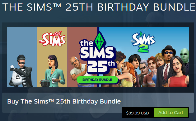tourenscom's tweet photo. The Sims 1 ve The Sims 2 PC'de tekrardan satışa çıktı!

🔸Paket Fiyatı: $39.99
🔸Sims 1: $19.99
🔸Sims 2: $29.99 https://t.co/ihVPu7RXaH