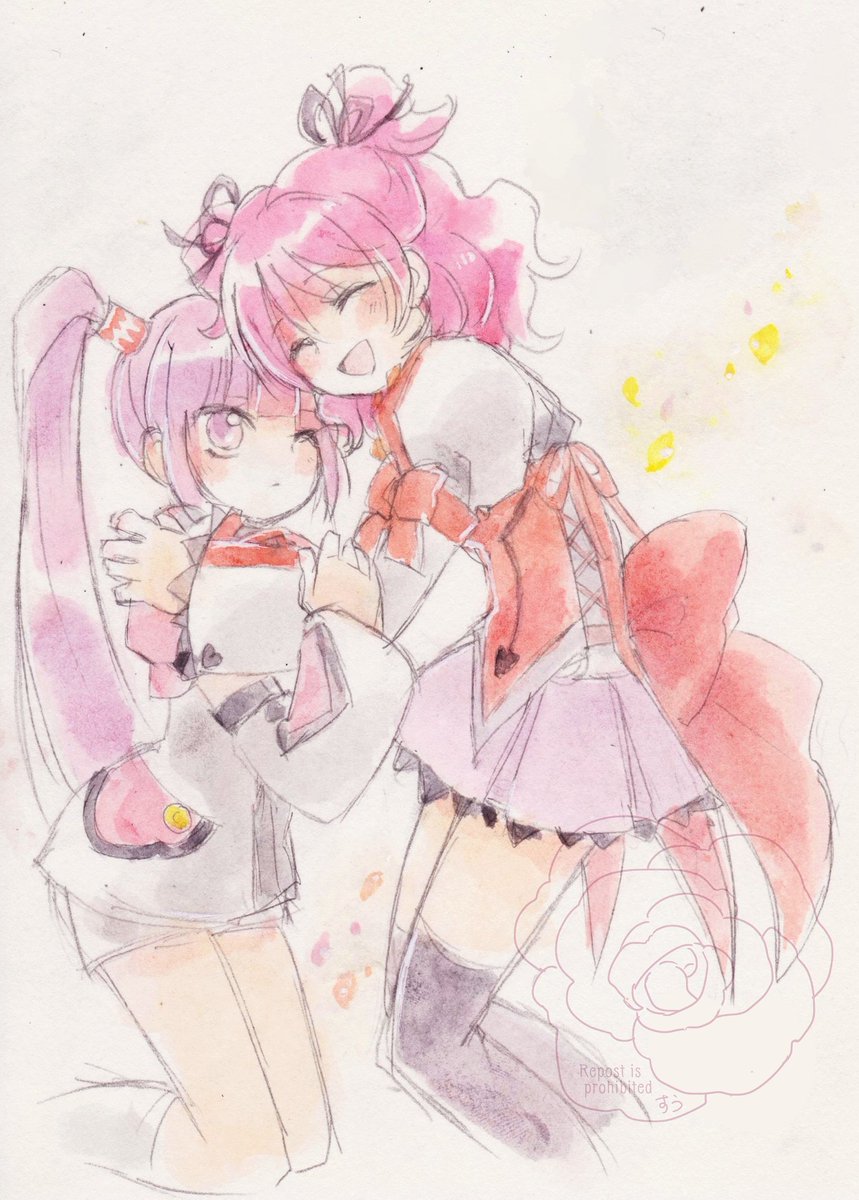 シェリア ,ソフィ(TOG) 「ソフィちゃんとシェリアちゃんが大好きなんじゃ 」|すうのイラスト