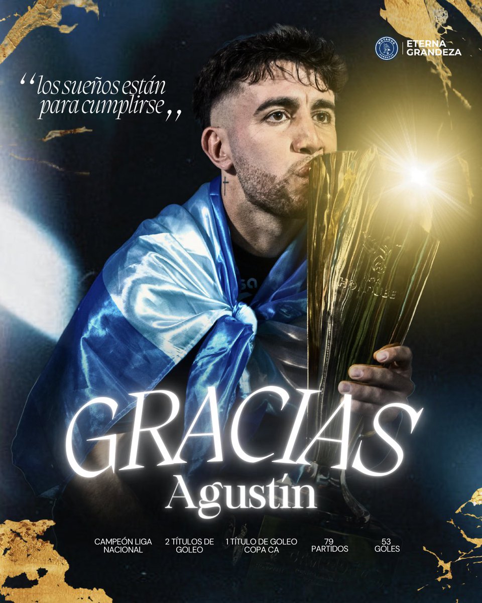 MOTAGUAcom's tweet photo. Sigue volando alto, Agustín. 
Motagua siempre será tu casa. 💙🇦🇷🦅 https://t.co/7wpaXRDDwF