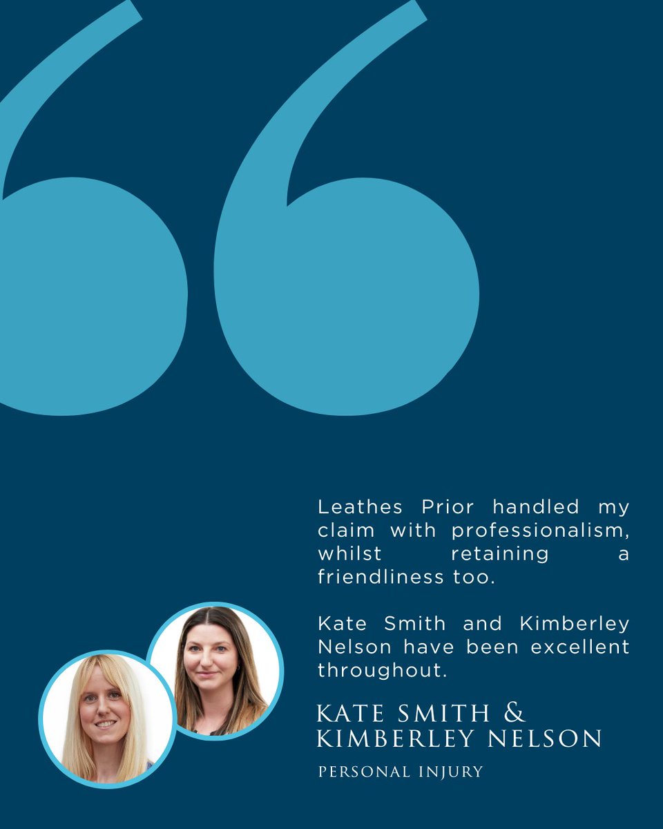 Leathes Prior Solicitors (@leathesprior) on Twitter photo ๐
๐๐๐๐๐๐๐ค ๐
๐ซ๐ข๐๐๐ฒ
A big well done to Kate Smith and Kimberley Nelson for receiving a lovely piece of client feedback this week:
"๐ณ๐๐๐๐๐๐ ๐ท๐๐๐๐ ๐๐๐๐ ๐๐๐๐
๐๐๐
๐๐ ๐๐๐๐๐ ๐๐๐๐ ๐๐๐๐๐๐๐๐๐๐๐๐๐๐๐, ๐๐๐๐๐๐ ๐
๐๐๐๐๐๐๐ค ๐
๐ซ๐ข๐๐๐ฒ
A big well done to Kate Smith and Kimberley Nelson for receiving a lovely piece of client feedback this week:
"๐ณ๐๐๐๐๐๐ ๐ท๐๐๐๐ ๐๐๐๐ ๐๐๐๐
๐๐๐
๐๐ ๐๐๐๐๐ ๐๐๐๐ ๐๐๐๐๐๐๐๐๐๐๐๐๐๐๐, ๐๐๐๐๐๐