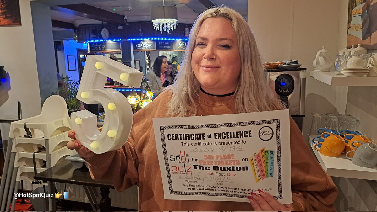 We had a brilliant night "Up On'th Th'ill" at <a href="/TheBuxtonInnSK/">The Buxton Inn SK14</a> on Wednesday.
Regular Quizmaster "Jumpin <a href="/QMJackWilliams/">Quizmaster - Jack Williams 👉📲</a>" wasn't able to host that night so I stepped into his awesome and now well established shoes covering the night for him.
It was the same <a href="/SpeedQuizzing/">SpeedQuizzing</a> Powered