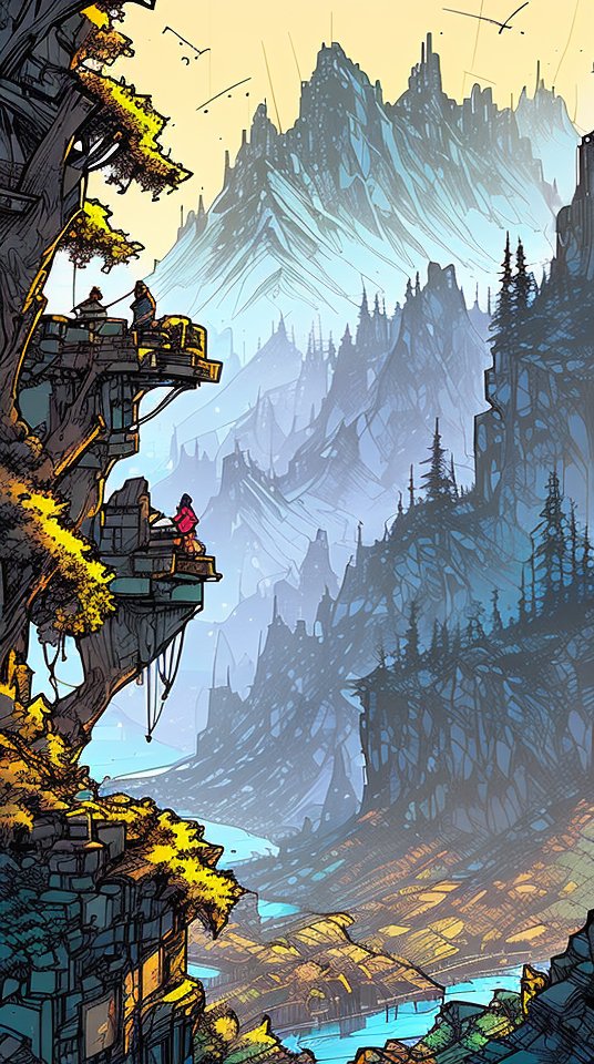 BadToxicAI's tweet photo. #beautiful #scenery #mountain #forest #castle #nvinkpunk #masterpiece #ink #LoRA #LoRAInk #Auto1111 #StableDiffusion #safetensors #AIArt #AIFilter #AI #Kunst #art #inkpunkDiffusion v2 DPM++ 2M Karras https://t.co/wUJOzPuEgv