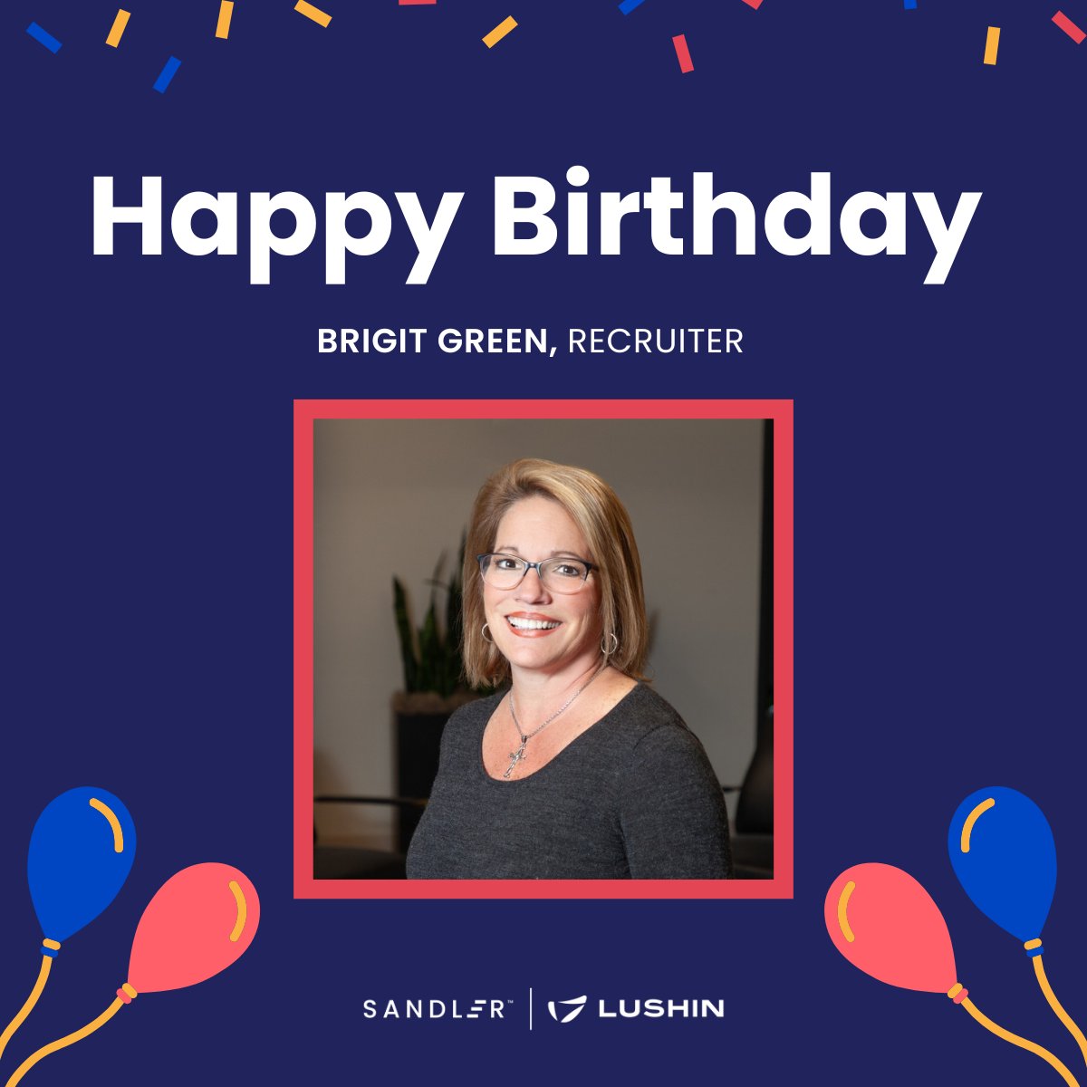 Lushin's tweet photo. Happy Belated Birthday to Brigit Green! 🎉 

Fun fact: she’s cruising in a Mazda Miata she got for her 50th &amp; cherishes family dinners. 

Your passion &amp; dedication are what make our team great. Here’s to another awesome year! 🚗🎂 #Teamwork #BirthdayVibes https://t.co/0HikQ0Df3a