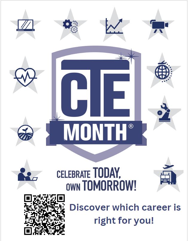 February is CTE Month! What path will you choose? #CTEMonth #CareerandTechnicalEducation <a href="/ElsikNGCRams/">Elsik Ninth Grade Center</a> <a href="/AliefCTE/">AliefCTE</a>