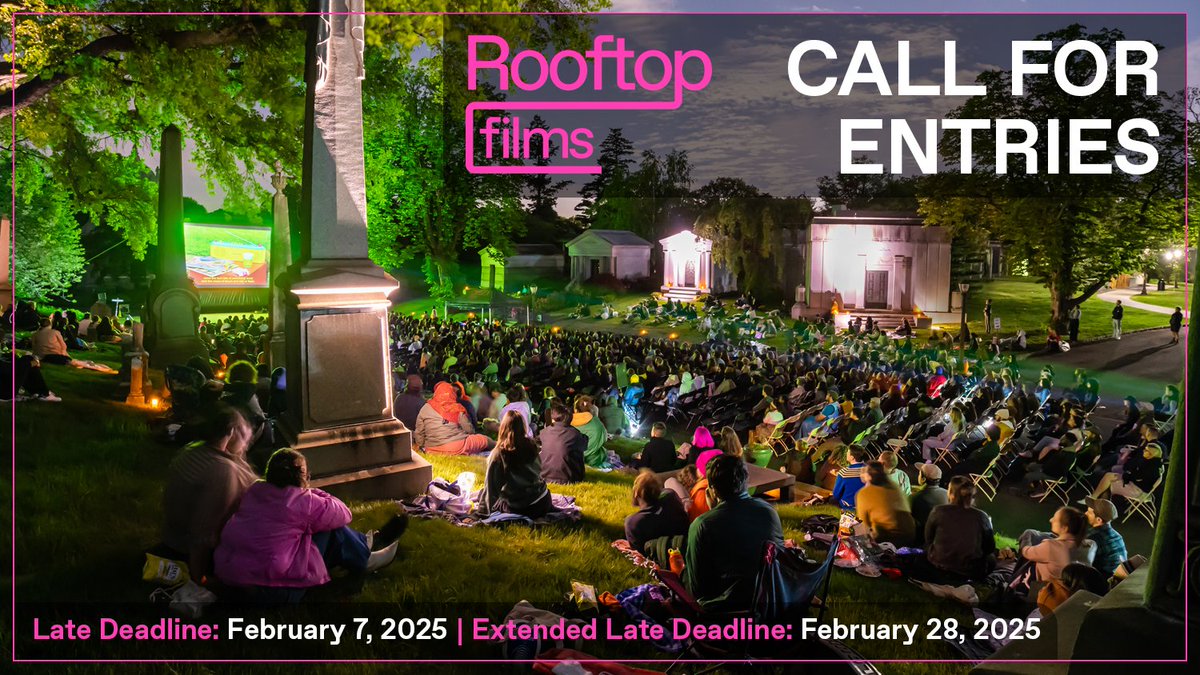 The clock is ticking... There's only one week left to submit for 2025 Summer Series consideration ahead of the late deadline on February 7th—and the absolute final, extended late deadline isn't far behind, on February 28th! rooftopfilms.com/submit