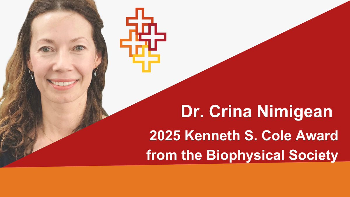WCM Office of the Research Dean (@wcmresearch) on Twitter photo Congratulations to Dr. Crina Nimigean, Professor of <a href="/WCMAnesthesia/">Weill Cornell Medicine Anesthesiology</a> on receiving the 2025 Kenneth S. Cole Award from the Biophysical Society! Congratulations to Dr. Crina Nimigean, Professor of <a href="/WCMAnesthesia/">Weill Cornell Medicine Anesthesiology</a> on receiving the 2025 Kenneth S. Cole Award from the Biophysical Society!