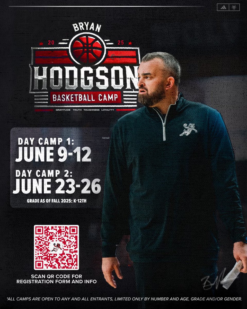 Arkansas State Menโs Basketball (@astatemb) on Twitter photo ๐๐๐ฆ๐ง ๐๐๐๐ก๐๐!
Register by end of day to claim your ๐๐๐ฅ๐๐ฌ ๐๐๐ฅ๐ ๐๐๐ฆ๐๐ข๐จ๐ก๐ง!โฐ
Donโt miss outโsecure your spot now by scanning the QR code or clicking the link below!
๐๐๐ก๐ ยป bryanhodgsonbasketballcamps.com
#GTTL | #WolvesUp ๐๐๐ฆ๐ง ๐๐๐๐ก๐๐!
Register by end of day to claim your ๐๐๐ฅ๐๐ฌ ๐๐๐ฅ๐ ๐๐๐ฆ๐๐ข๐จ๐ก๐ง!โฐ
Donโt miss outโsecure your spot now by scanning the QR code or clicking the link below!
๐๐๐ก๐ ยป bryanhodgsonbasketballcamps.com
#GTTL | #WolvesUp