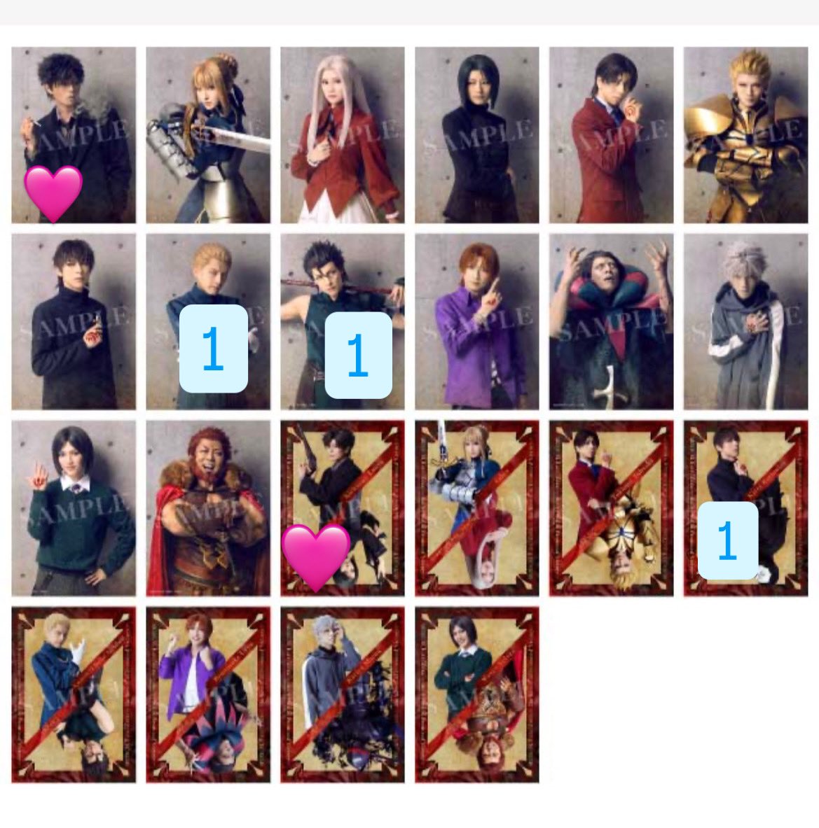 rarara_021's tweet photo. ミュージカル Fate/Zero Zeroミュ ランダムブロマイド ランブロ 交換

譲 綺礼 アサシン ケイネス ランサー
求 🩷各1枚

郵送希望です。お気軽にお声がけ下さい。 https://t.co/JHvwC0ItwB