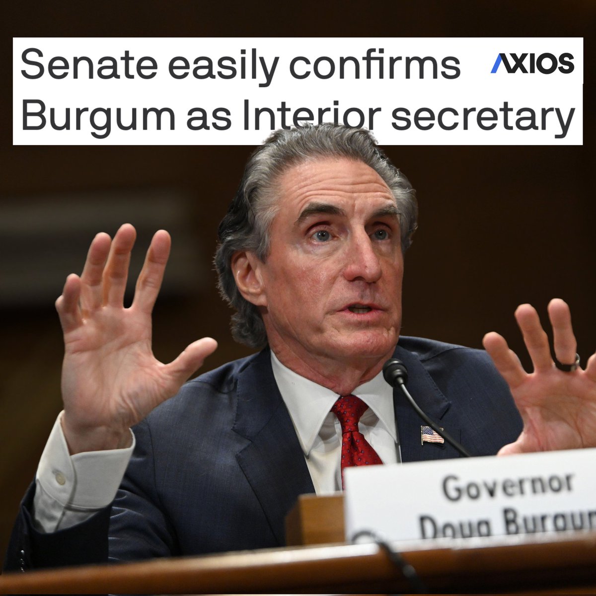 Better In Our Back Yard applauds the Senate’s confirmation of Doug Burgum as Secretary of the Interior with a vote of 79-18.

With his strong leadership background and deep understanding of energy policy, Burgum is well-positioned to advance responsible resource development that
