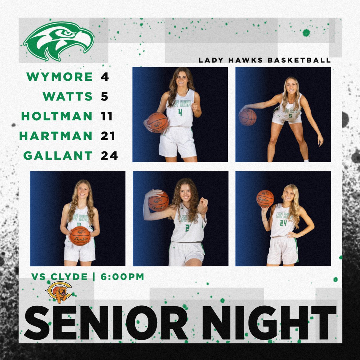 Senior Night Gameday‼️
🆚 Clyde Lady Bulldogs 
📍 Wall, TX
⏰ Varsity- 6:00PM / JVG- 4:45PM / JVW- 7:30PM
<a href="/STBA_TX/">STBA-TX.com</a> <a href="/TXHSGBB/">#TXHSGBB—TXHSGBB.com</a> <a href="/Tabchoops/">𝙏𝘼𝘽𝘾🏀📋</a> <a href="/SanAngeloLIVE/">San Angelo LIVE!</a> <a href="/klstsports/">KLST Sports</a> <a href="/FOXWestTxSports/">FWTX Sports</a>