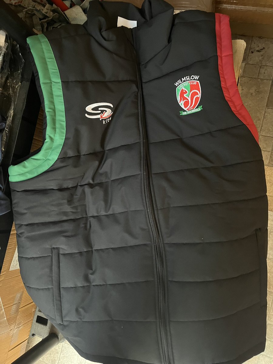 Get your <a href="/WilmslowCC/">Wilmslow Cricket Club</a> gilet today!!