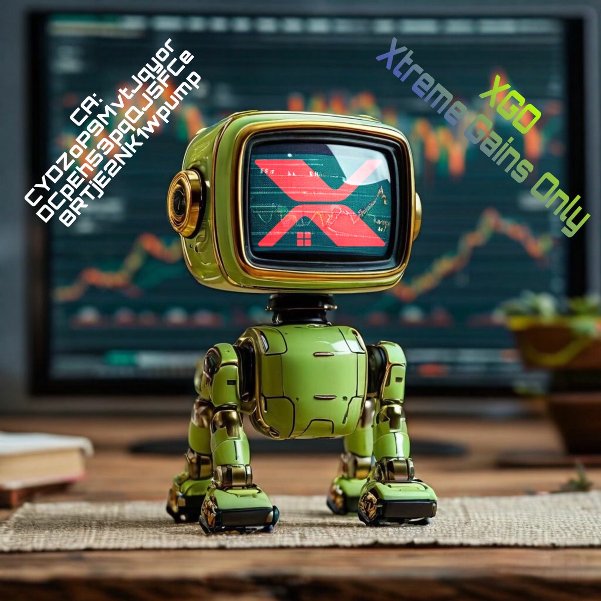 🌟There is no magic or mountains of gold here. This is an experiment, but an experiment that is already showing results🚀🚀🚀

#Solana
#XGO
#gmgn
#xgo_pump
 #MemeCoin
#CryptoMeme
#HODL

CA: CYDZoP9MvtJqyorDCpEh53pqQJ5FCe8RTjE2NK1wpump