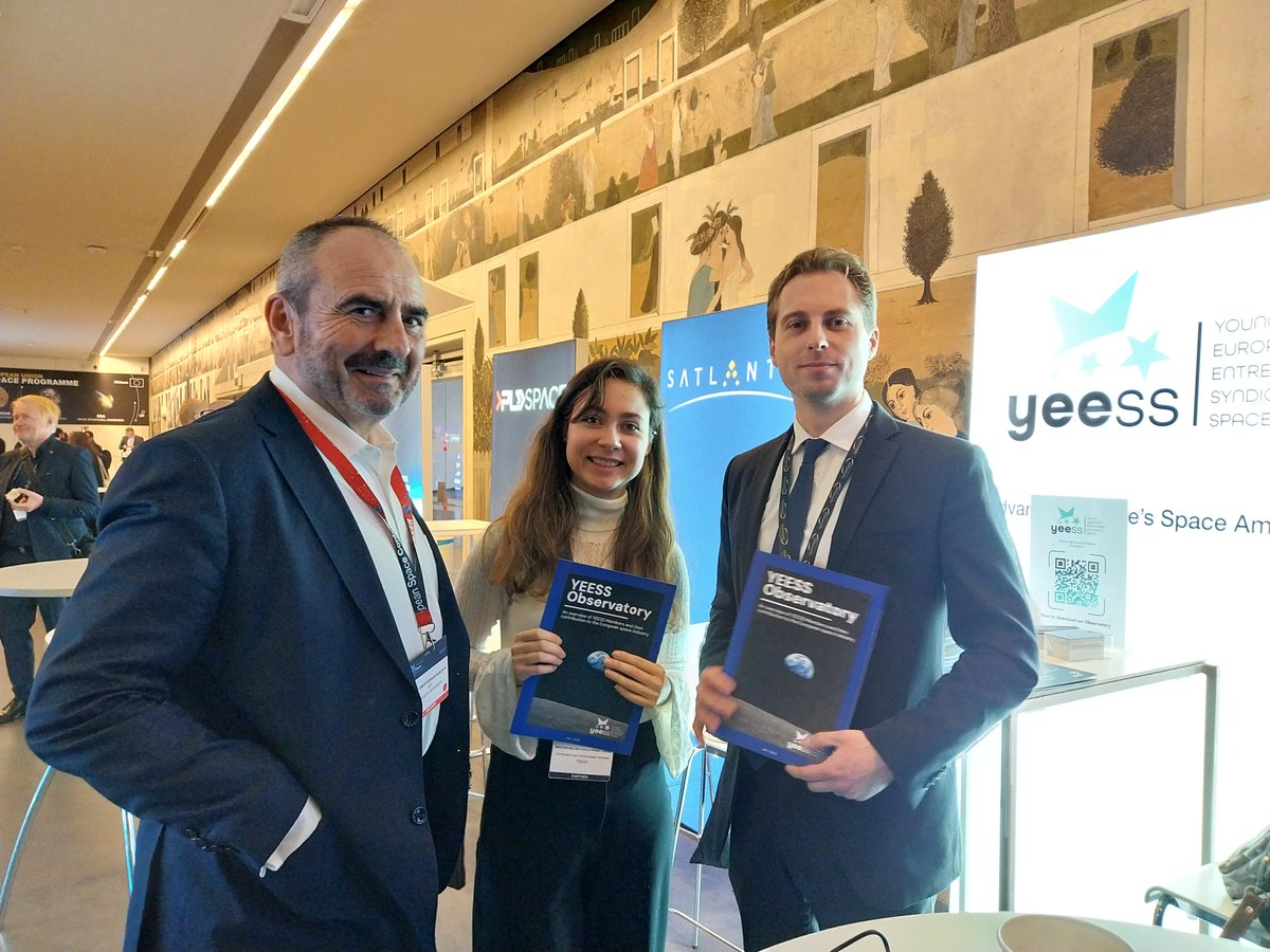 YEESS_Syndicate's tweet image. Thank you to all our members for another succesful @BBE_Europe (European Space Conference) ! 🌟
More details of our participation: yeess.eu/2025/01/31/yee…
@ReOrbitOy @satlantis_ @PangeaAerospace @Latitude_eu @Exolaunch @exotrail @UnseenLabs @ANYWAVES_ @aerospacelab_…