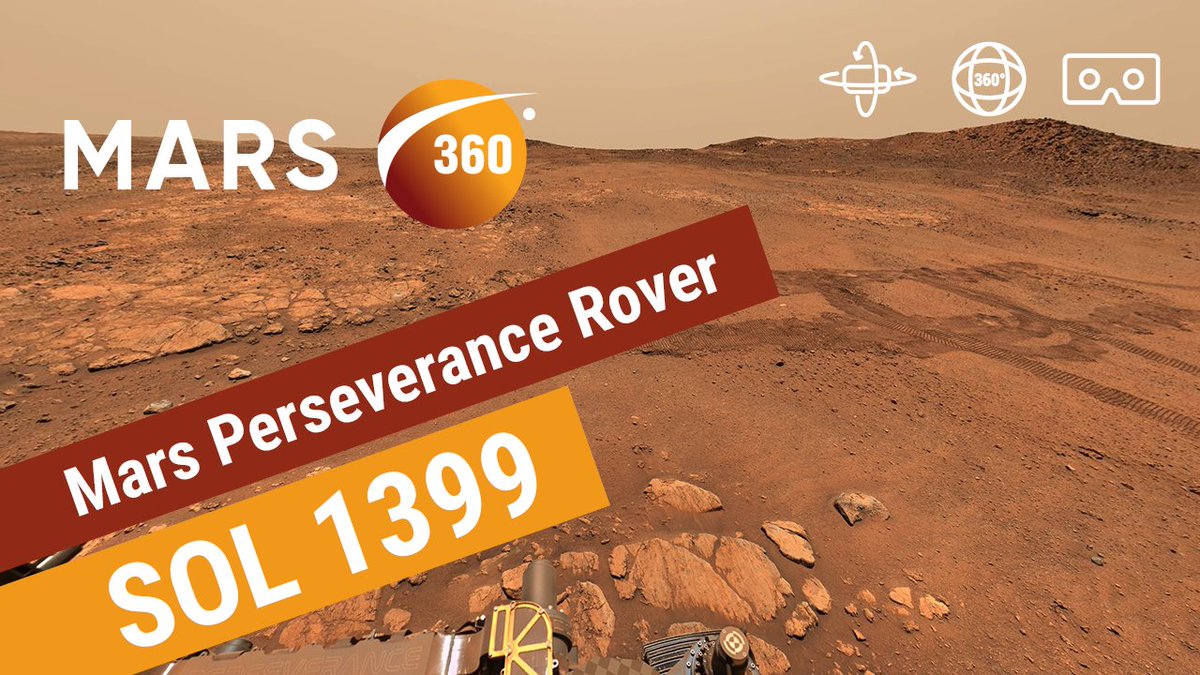 360pano's tweet image. Mars 360: NASA's Mars Perseverance Rover - Sol 1399 (360video 8K)
🎬 youtu.be/sPZ1MSEKNDk

Credits: NASA/JPL-Caltech/MSSS/ASU/360pano.eu

#Mars360 #Video360 #360VR #Mars #Sol1399 #Perseverance