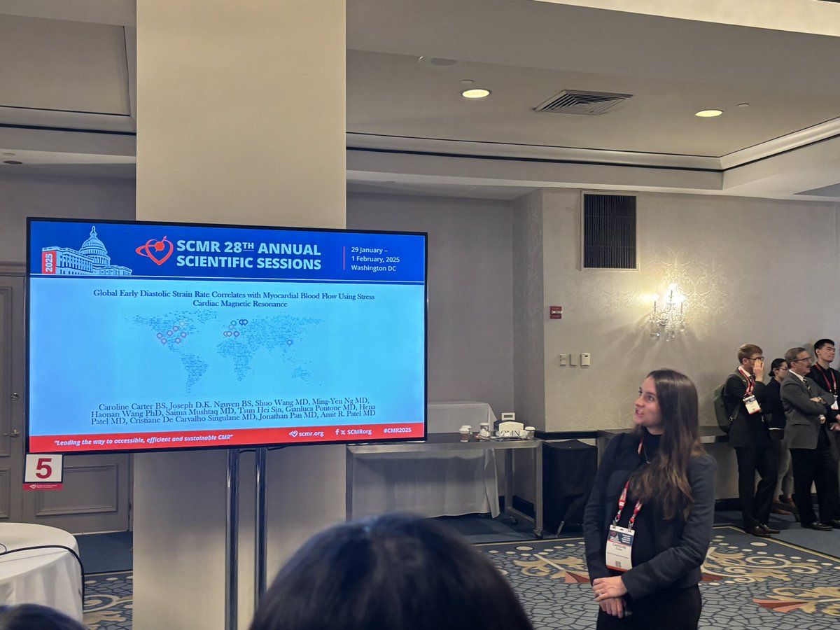 JonathanPanMD's tweet image. Great Rapid Fire Abstracts from our bright UVA Med Students Alper, Caroline, and Joseph on CMR Diastolic Parameters! Very proud of them! @AmitRPatelMD @ChrisKramerMD @SCMR2025 @SCMRorg