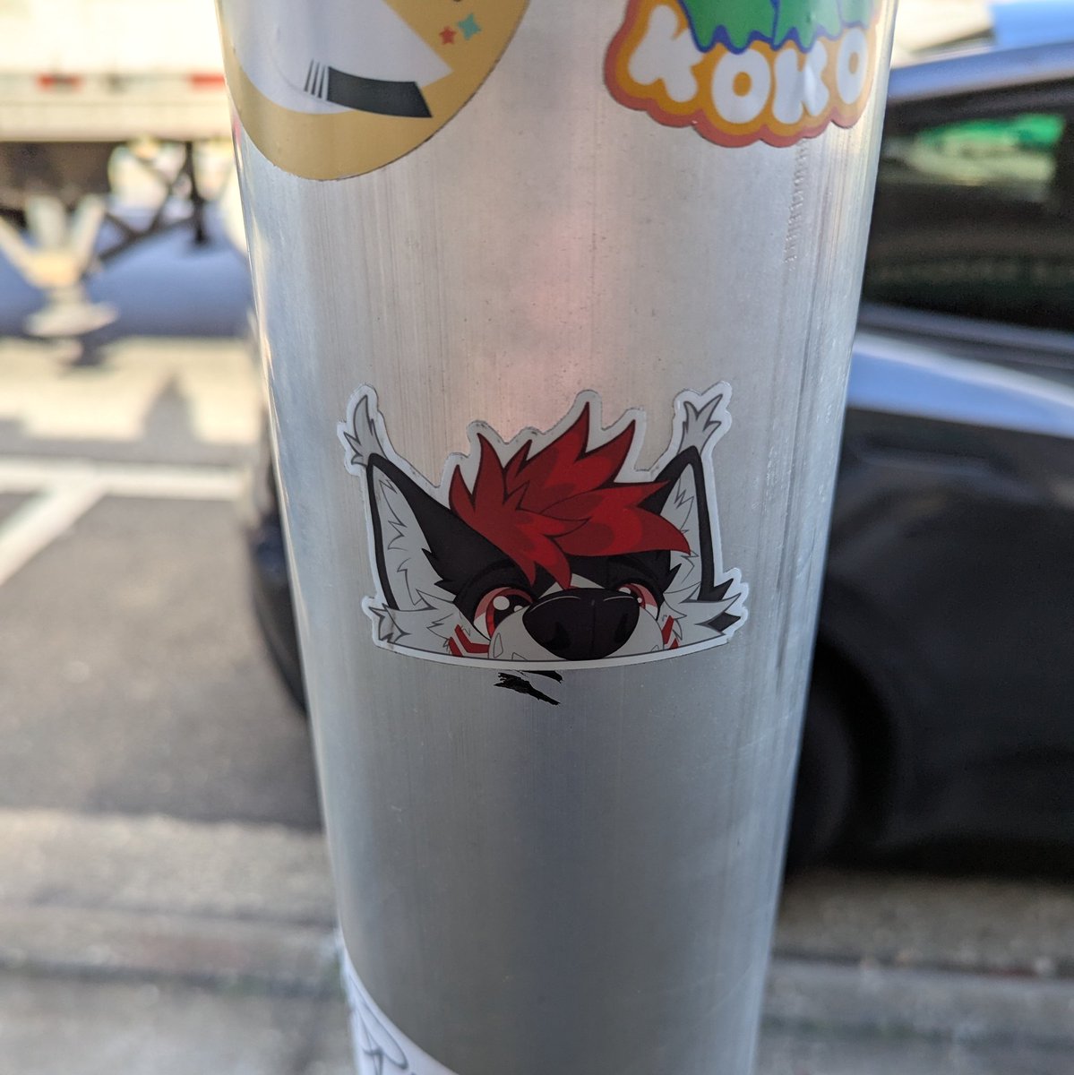 Furry sticker spotted