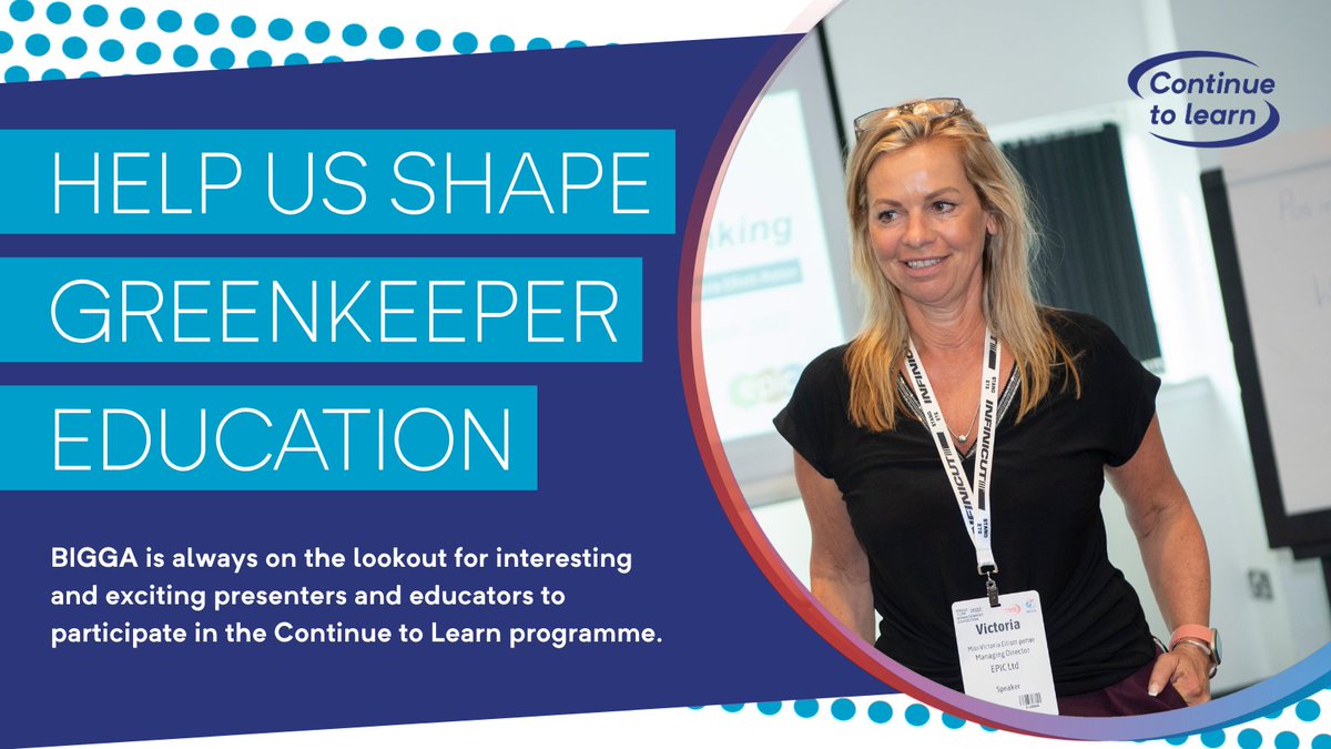 BIGGALtd's tweet photo. Submit your Proposal to Present before 11 April for the chance to be part of the Continue to Learn education programme at #BTME2026 and shape greenkeeper education.
https://t.co/opNPeCWR7V
#EducationProgramme #GreenkeeperEducation #SubmitProposal #ContinueToLearn https://t.co/1rcq4pTwDI
