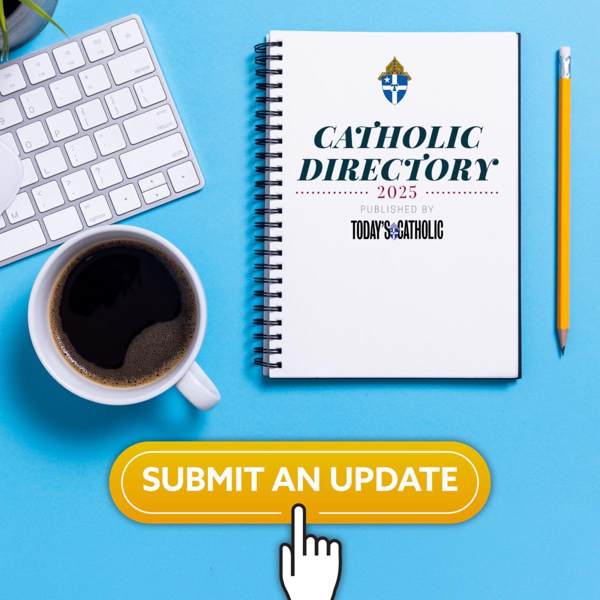 Today's Catholic Newspaper (@satodaycatholic) on Twitter photo Today's Catholic Newspaper is updating the Archdiocese of San Antonio Directory 2025 now. Please email your parish, organization, or health services updates to communications@archsa.org using the subject line "Directory 2025" by February 7. Today's Catholic Newspaper is updating the Archdiocese of San Antonio Directory 2025 now. Please email your parish, organization, or health services updates to communications@archsa.org using the subject line "Directory 2025" by February 7.