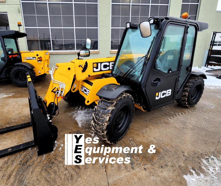 Here's the perfect vantage point to see how impressive the visibility is with this 2024 JCB 505-20TC Compact Telehandler. You really feel in control sitting in this driver's seat. And that bodes well for productivity. See what else this machine offers at bit.ly/3L0oXs9.