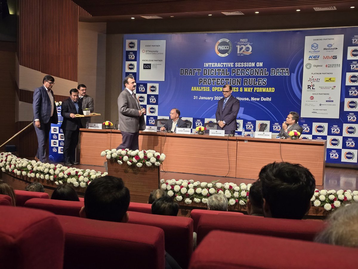 AORKunal's tweet photo. @phdchamber @pavanduggal @sameetgambhir Indeed a great opportunity to meet them! It was a worthwhile event listening to experts deliver on DPPD Rules (Draft Digital Personal Data Protection Rules). Enriching experience! 👍😊👏 #opportunity #networking #event #learning #DPPD https://t.co/epnYWtzc1X