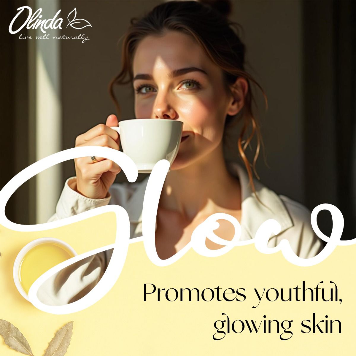GccOlinda's tweet photo. Let the light and balanced flavors of Olinda Organic White Tea redefine your tea moments. 

Crafted with care, this Ceylon White Tea supports a healthy lifestyle while promoting youthful, glowing skin.

LuLu Hypermarket - https://t.co/WxPweqmvbe

#OlindaTea #tea #whitetea https://t.co/N4r445y4ec