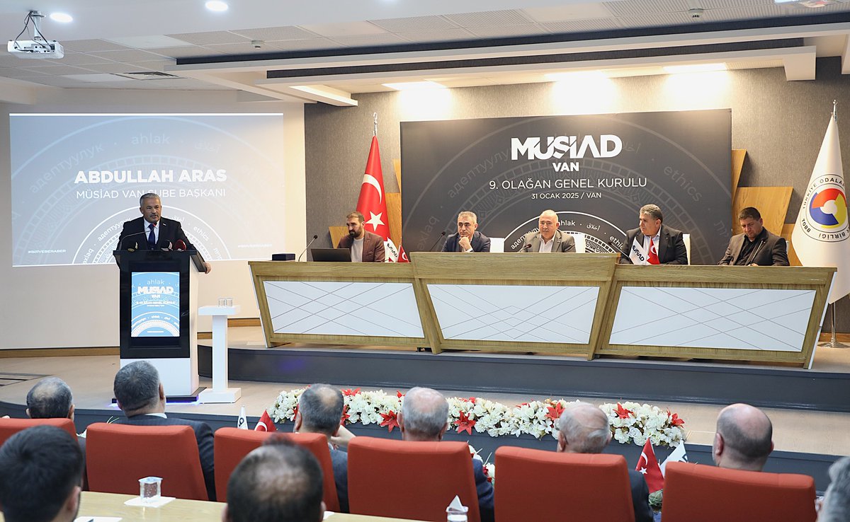 vantsokurumsal's tweet photo. Müstakil Sanayici ve İşadamları Derneği (MÜSİAD) Van Şubesi'nin 9. Olağan Genel Kurulu Odamız ev sahipliğinde gerçekleşti. Genel kurula; Yönetim Kurulumuz ve Meclis Üyelerimiz katılım sağladı.

@MUSIADVan @NecdetTakva @ResitYaren https://t.co/GrYh58uXgH