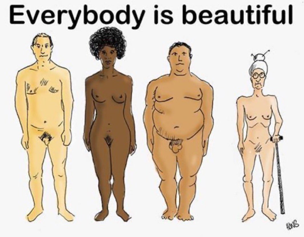 I’ve said it a million times and I’ll say it a million more:  Everybody is beautiful. Every single body is beautiful. #livelifenaked #everybodyisbeautiful #nudism #naturism #socialnudity #noclothesnoproblem #clothesfree #nudeandproud