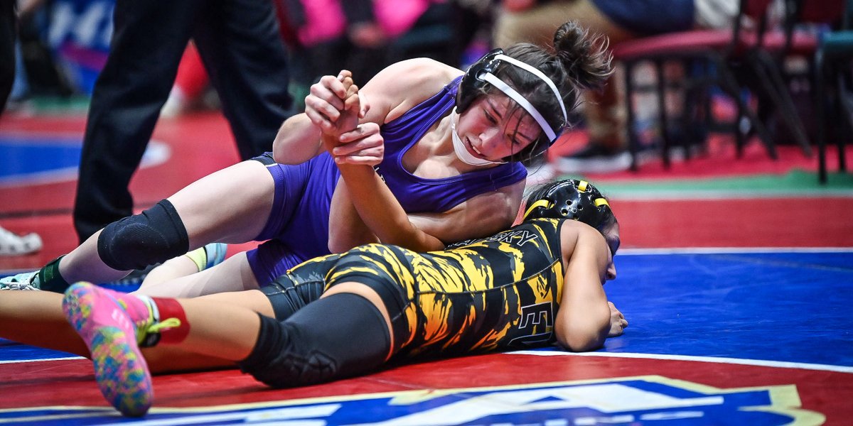 Girls competing today in Traditional 🤼‍♀️  Region / Area Meets. Boys grapple on Saturday. Top 4 advance to Sectionals. bit.ly/3pxN6fZ