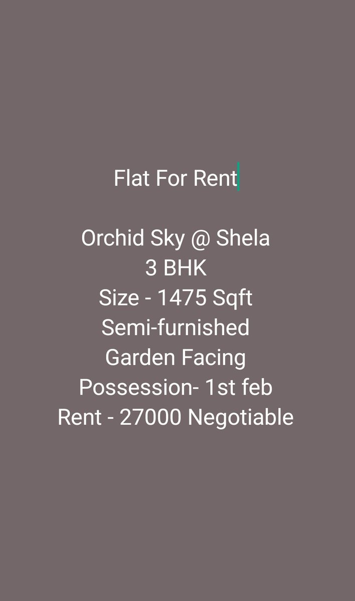 KenilsProperty's tweet photo. 3 bhk flat for Sale Shela Ahmedabad 
#Ahmedabad #property https://t.co/qaM82Pb1R4
