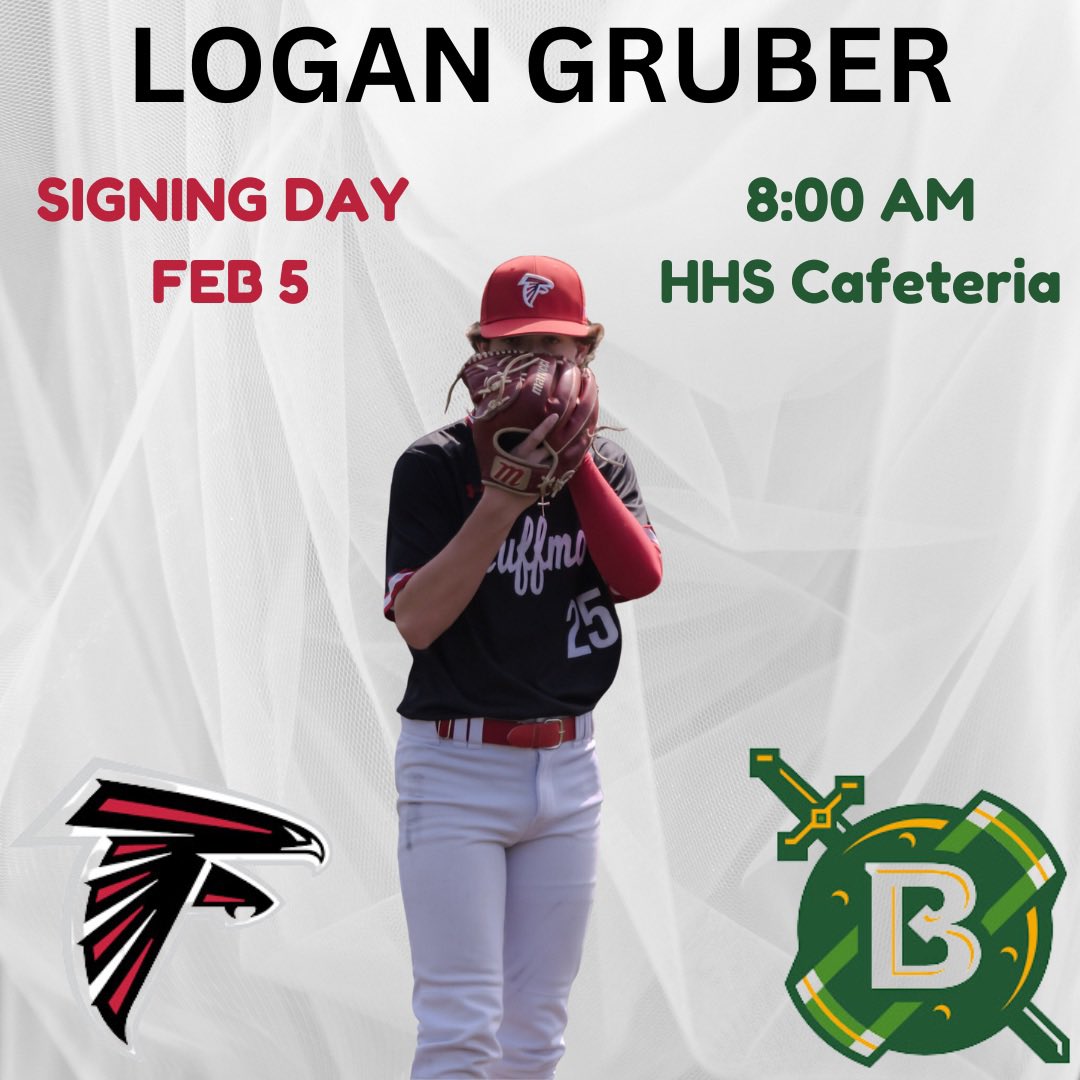 Logan Gruber will be signing to Bellhaven University on Wednesday February 5th at 8 AM in the HHS cafeteria! We are very proud of him! Please come support! 

#FAMILY