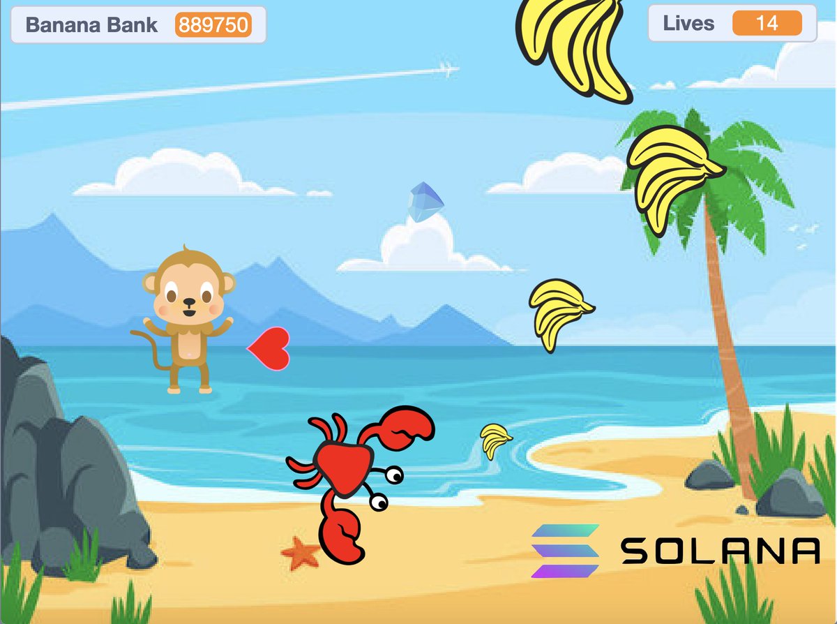 monkey90211's tweet photo. Time to do a giveaway!
🥇 $100
🥈$50
🥉$25

How? EASY! Play MANGO and post your high score!
Top 3 high scores will get the prize above! Watch out for the scammers! They will steal your bananas!

YOU MUST:
Follow
Repost this Tweet
Post your high score

https://t.co/WE4qZEv88r https://t.co/V7YBHO4dkj