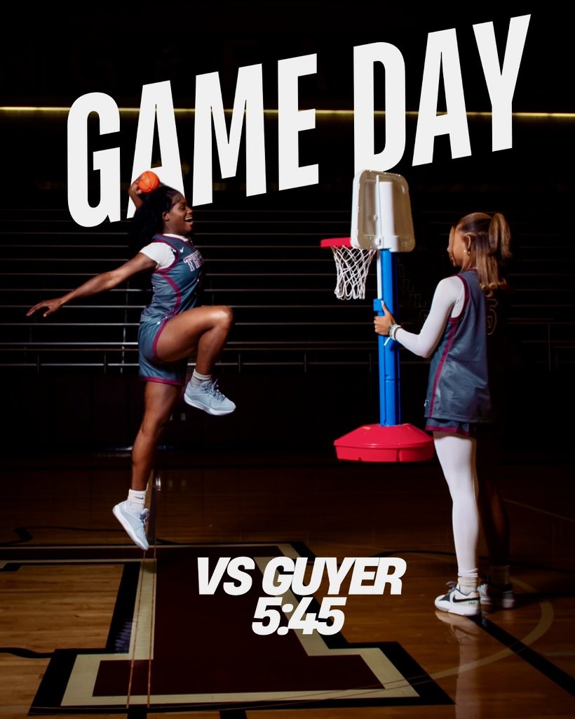 It’s Game Day ‼️
District 5-6A
⏰  JV- 4:30pm V-5:45pm 9A 7:00pm
🆚 Guyer
📍Guyer
#BelieveInTheLew🔥🏀