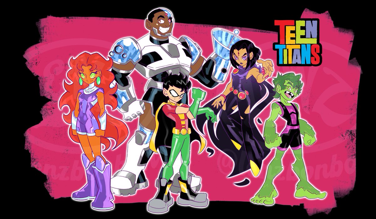 lenzbonvon's tweet image. the way I completely forgot about this or the fact that I was supposed to do another round of redesigns but anyways #teentitans #dc #dcanimation #visualdevelopment