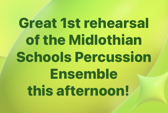 MidlothianPerc Project (@midlothianperc) on Twitter photo Well done everyone! 😊 
#MidSchoolsPercEns #MidlothianFestivalOfMusic #MFOM2025 Well done everyone! 😊 
#MidSchoolsPercEns #MidlothianFestivalOfMusic #MFOM2025