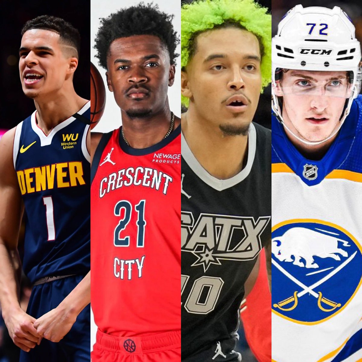 NotADocBets's tweet image. 1/31 Betting Card:

-Michael Porter Jr o14.5 Pts ⬆️ 
-Yves Missi u16.5 PRA ⬇️
-Jeremy Sochan o14.5 PR ⬆️
-Tage Thompson o2.5 SOG ⬆️

Consider getting these guys in your slips 👇🏾 

#DocsLocks #NBA #NHL #PrizePicks #BettingTwitter #BettingX #sportsbets