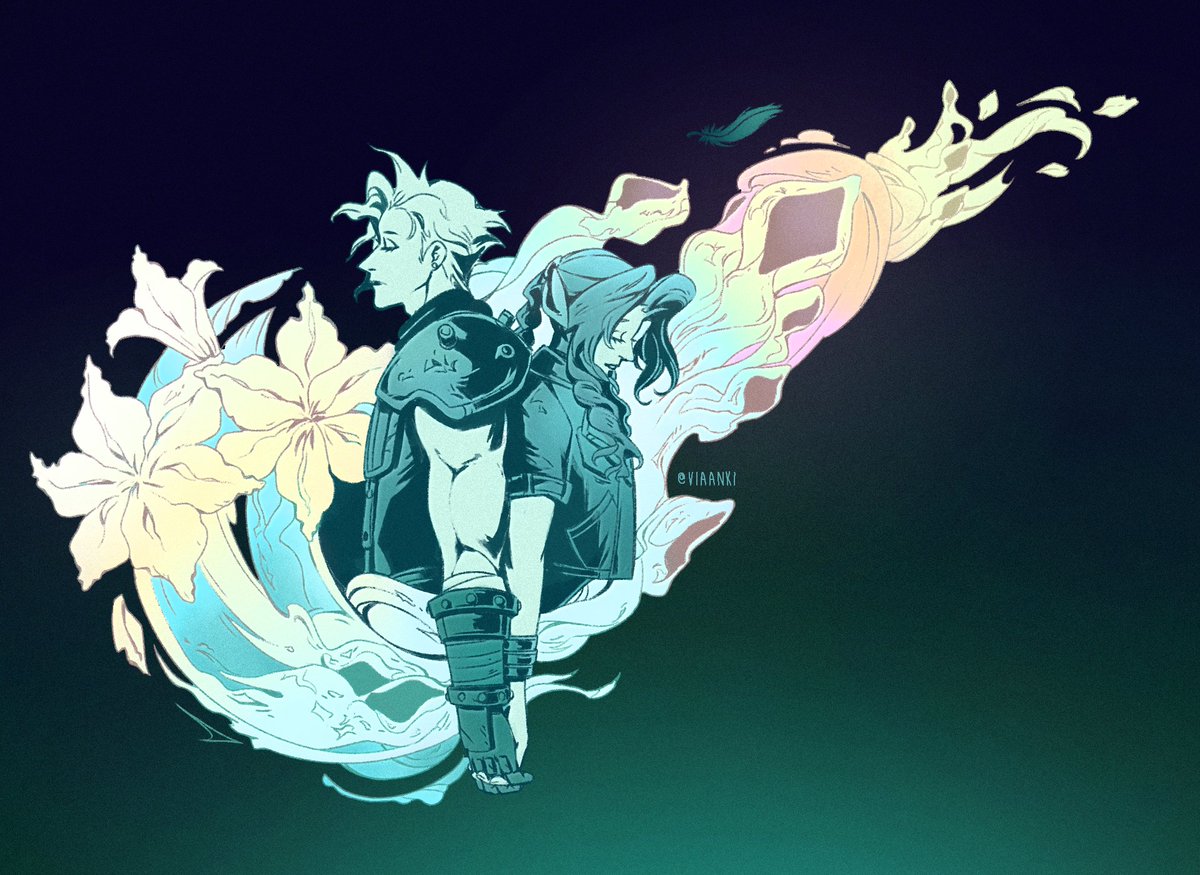 Reposting for the #FF7_28thanniversary #FF7_28周年 #ファイナルファンタジーVIIの日 ☄️🌺⚔️