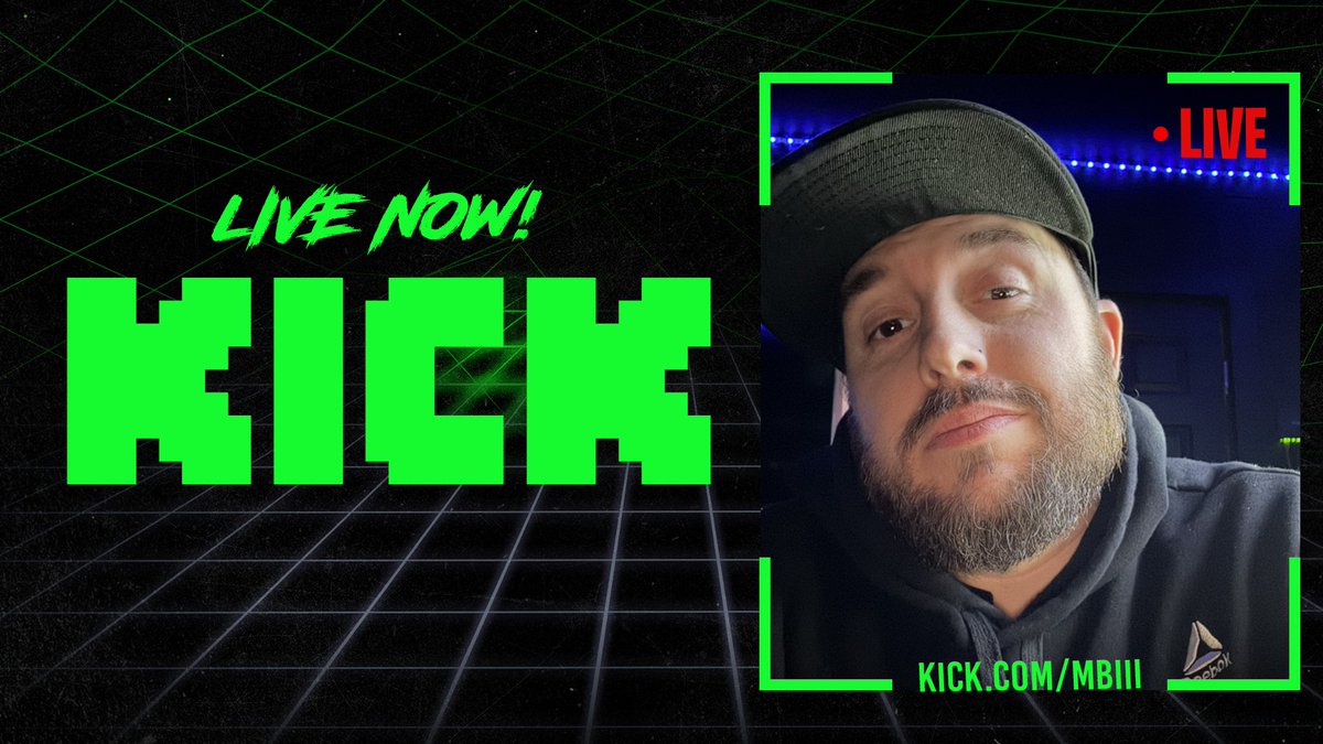 iamMBIII's tweet photo. Its A Day Stream!!! @kick @KickCommunity https://t.co/Ei3Vir2Rp3 https://t.co/0HrLT73I9E