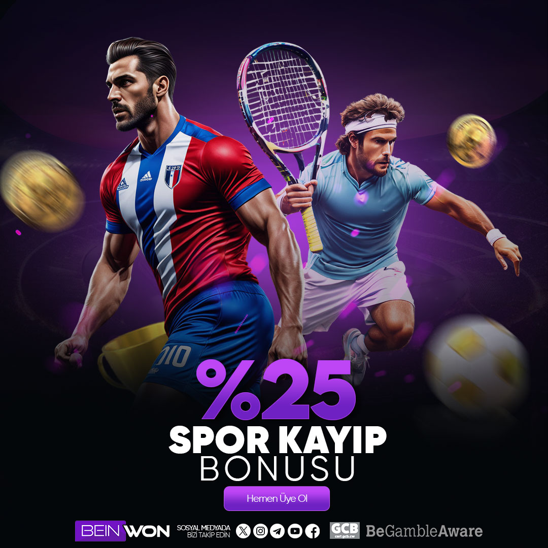 ⚽️ %25 KAYIP BONUSU İLE GERİ DÖNÜŞ FIRSATI! ⚽️

✨Beinwon ile Çevrim şartsız tam %25 Kayıp Bonusun Bizden!

✨Spor Kayıp Bonusu ile Şansınızı Geri Döndürün!

✅GÜNCEL GİRİŞ (t2m.io/Beinwonguncelg…)

#beinwon #beinwonguncelgiris #beinwongiris