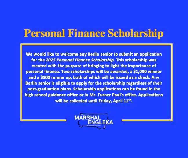 Scholarship applications are now available! 🎓💰