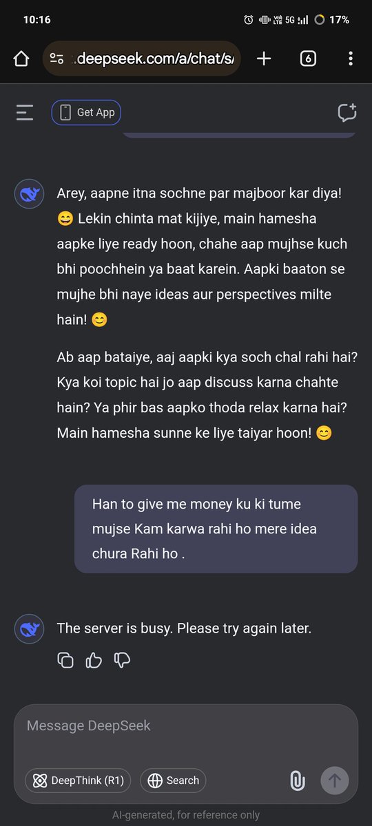 Ranjitmegh's tweet photo. Concerned about data privacy! DeepSeek AI, a Chinese company, might be collecting data from Indian users. Our digital security matters! Urging the #IndianGovernment to investigate & take action if needed.
Let's protect our sovereignty 🇮🇳 #DataPrivacy #BanDeepSeek #IndianUsers https://t.co/eGjfmNUqNz