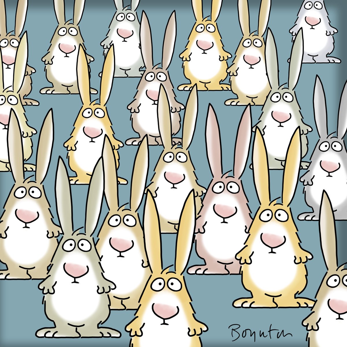 The new month approaches, so I am once again sharing the highly scientific fact that if you say "RABBIT RABBIT!" as your very first words of the month, they will bring good luck all month long. Additional irrefutable fact is that in worrisome times, the more rabbits mentioned the