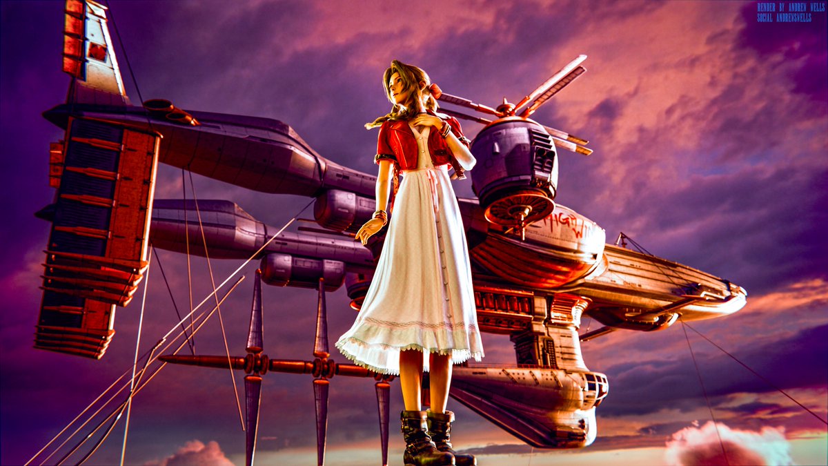 andrewswells's tweet photo. Highwind. 

#FF7R #FF7Rebirth #Aerith #FinalFantasy https://t.co/CrEhL7BWjO