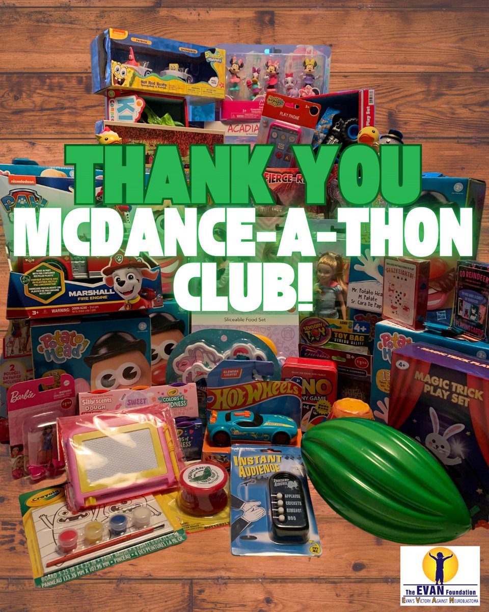 The EVAN Foundation (@evan_foundation) on Twitter photo Our thanks to Ioana Stefanescu and the McDance-a-Thon Club for a fantastic toy donation!
#treatsandtreasurescarts
#curechildhoodcancer
<a href="/McDanceAThon/">McDance-A-Thon</a> Our thanks to Ioana Stefanescu and the McDance-a-Thon Club for a fantastic toy donation!
#treatsandtreasurescarts
#curechildhoodcancer
<a href="/McDanceAThon/">McDance-A-Thon</a>