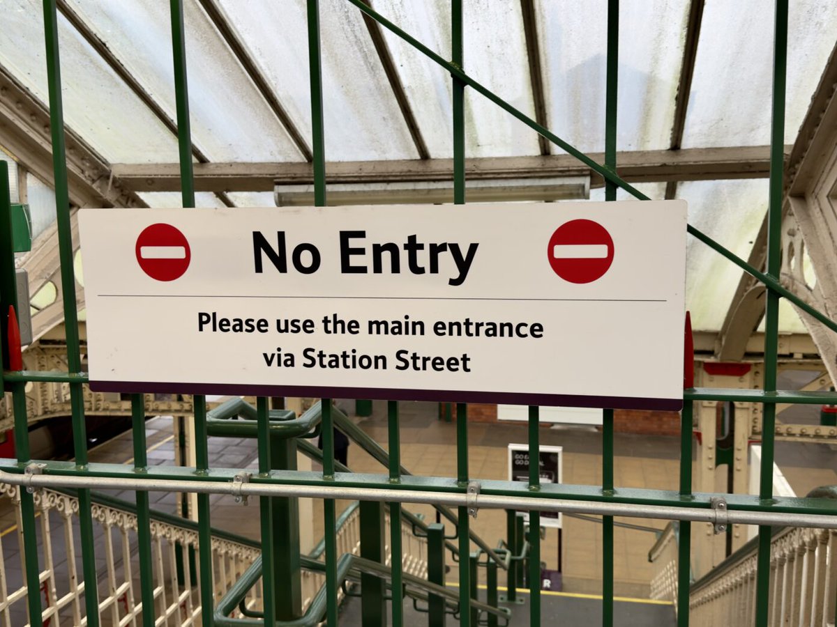 • Access to platforms at Nottingham Station via footbridge to close again for more data collection

#Nottingham 

East Midlands Railway (EMR) will close access to platforms via Nottingham station's footbridge next month to validate the findings of a recent pilot, which showed an