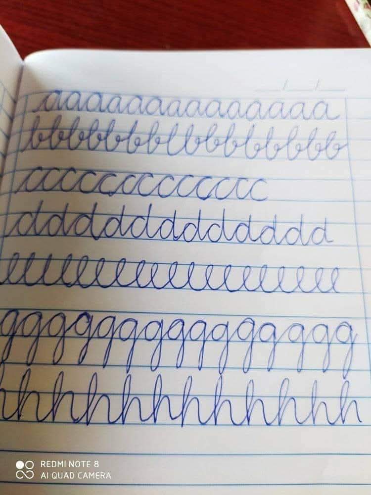 Eu sou da geração que foi alfabetizada assim