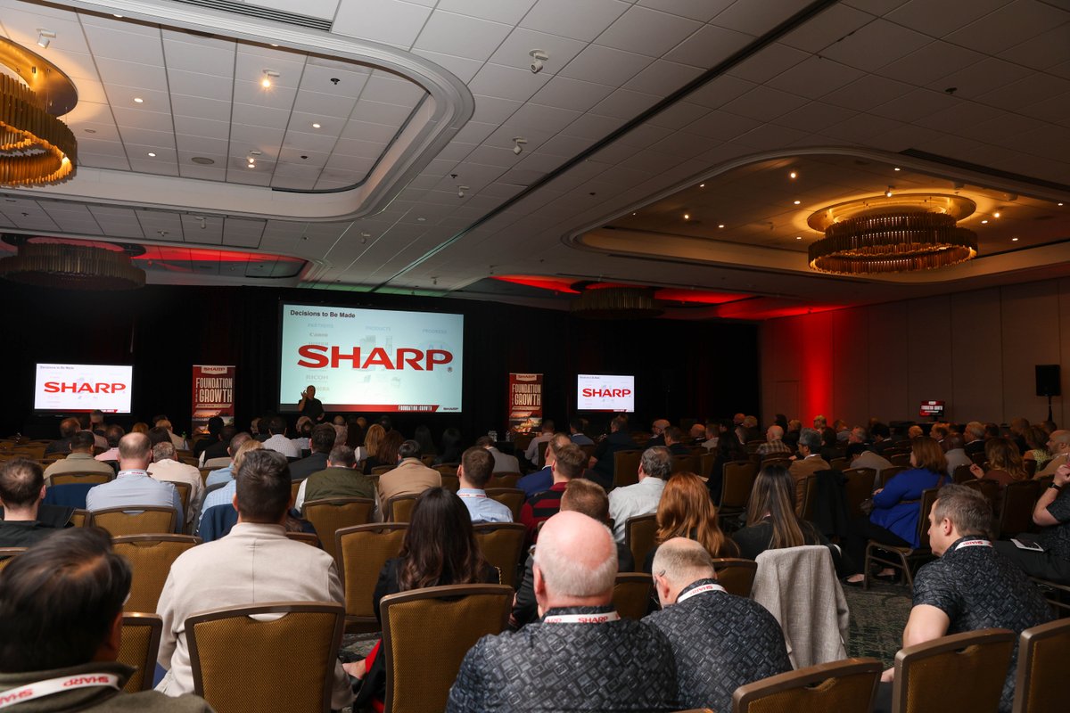 SharpBusinessUS's tweet photo. Thrilled by the #SharpRoadshow's success in NJ! Powerful insights on product diversification and display tech were shared, lighting the way for the future. Next stop: Naperville, IL. Come join us, register here: https://t.co/GAPa6KWizE #SimplySmarterBusiness #SharpRoadShow2025 https://t.co/ozT53B7aov