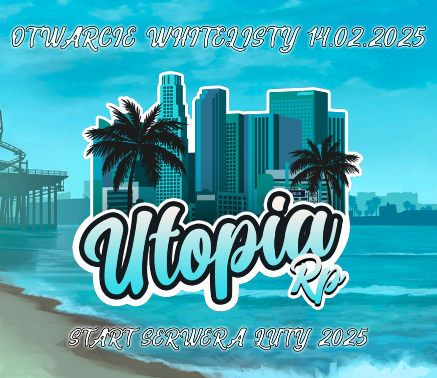 Drodzy gracze! 

Przychodzimy do was z kolejną dawką ekscytujących wieści dotyczących serwera! 🔥

Luty, będzie miesiącem w którym będziecie mogli rozpocząć swoją przygodę z UtopiaRP! Początek jest znacznie bliżej, niż się spodziewacie 👀

Szczegóły na naszym discordzie 👇