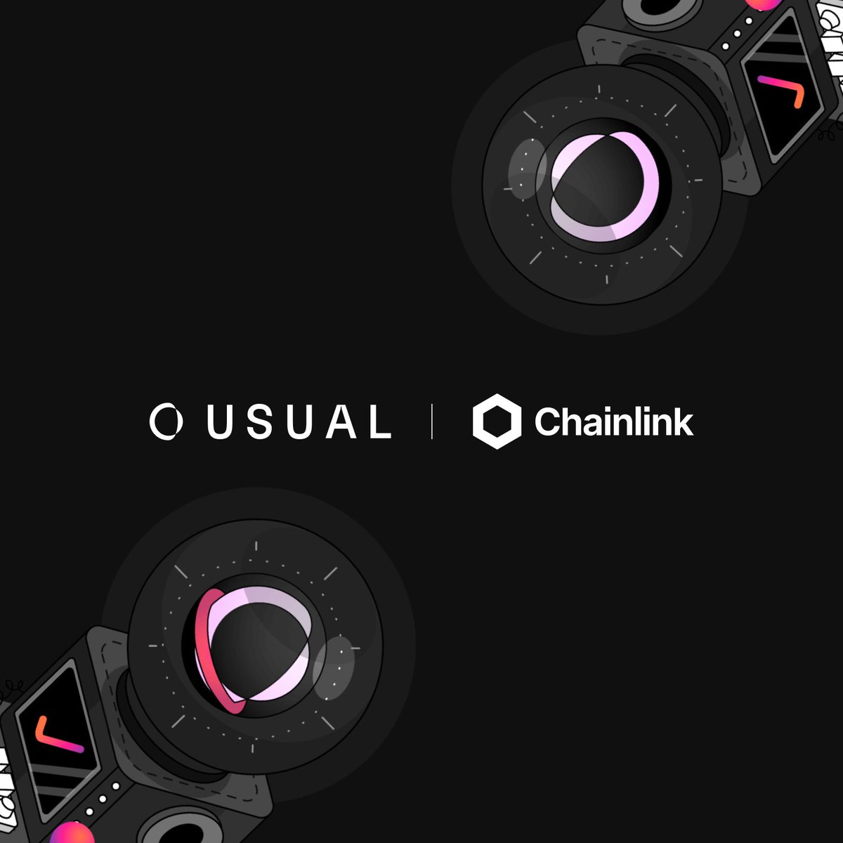 $1.2B+ TVL stablecoin issuer <a href="/usualmoney/">Usual</a> has upgraded to the Chainlink standard for USD0 &amp; USD0++.

Price Feeds provide access to highly secure market data, while PoR provides transparency of reserves &amp; CCIP enables seamless cross-chain token transfers.
usual.money/blog/usual-ado…